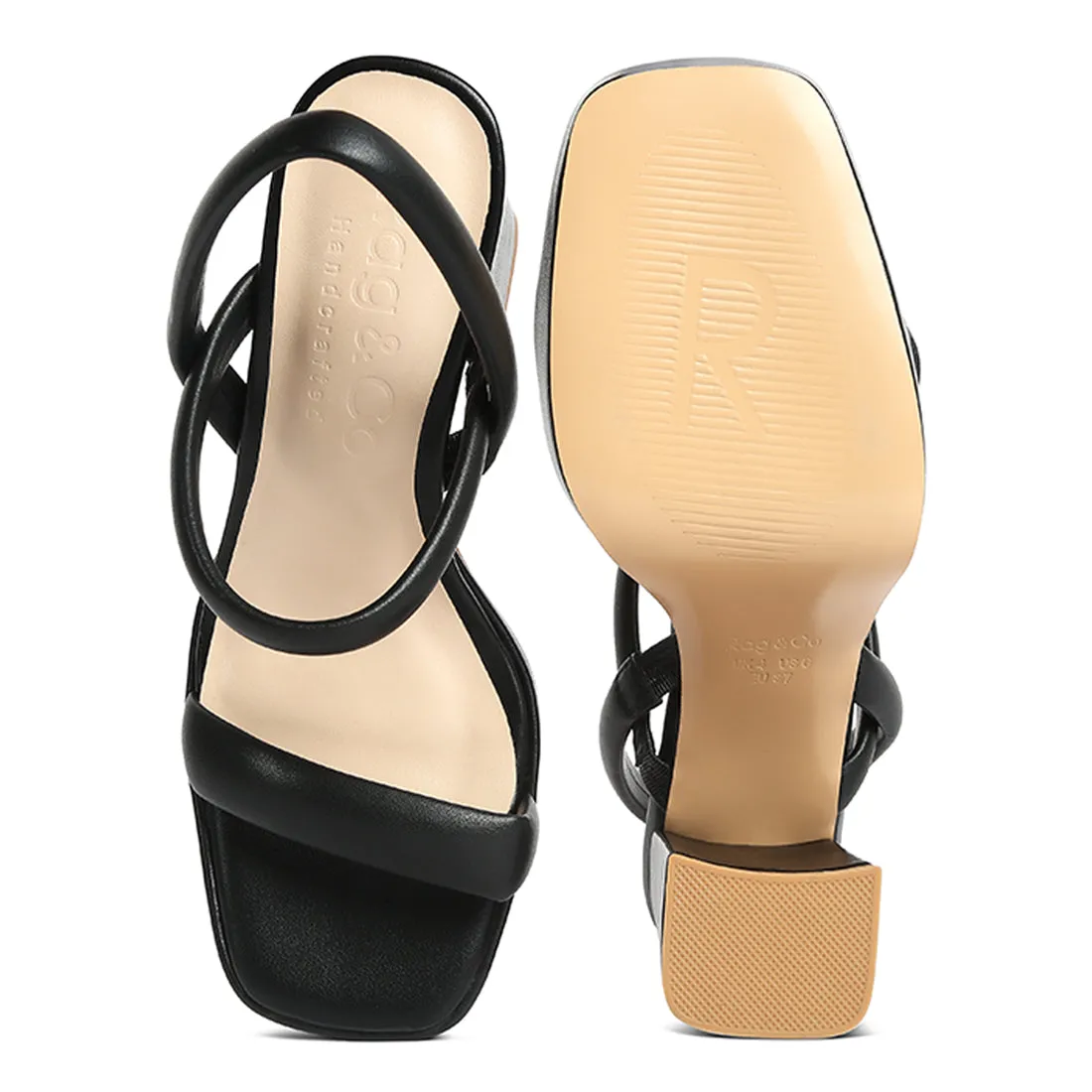Slingback Block Heel Sandals