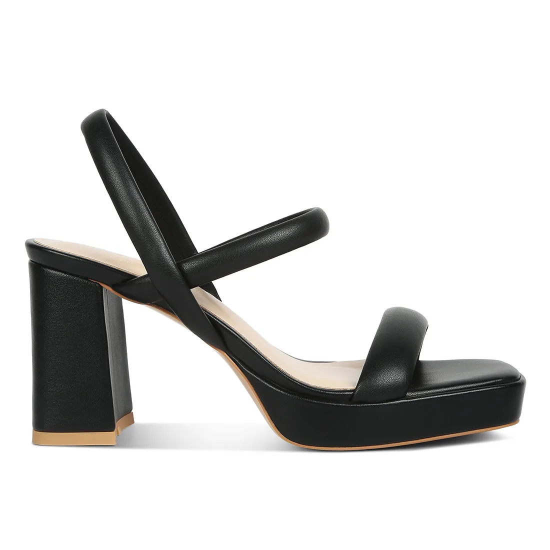 Slingback Block Heel Sandals