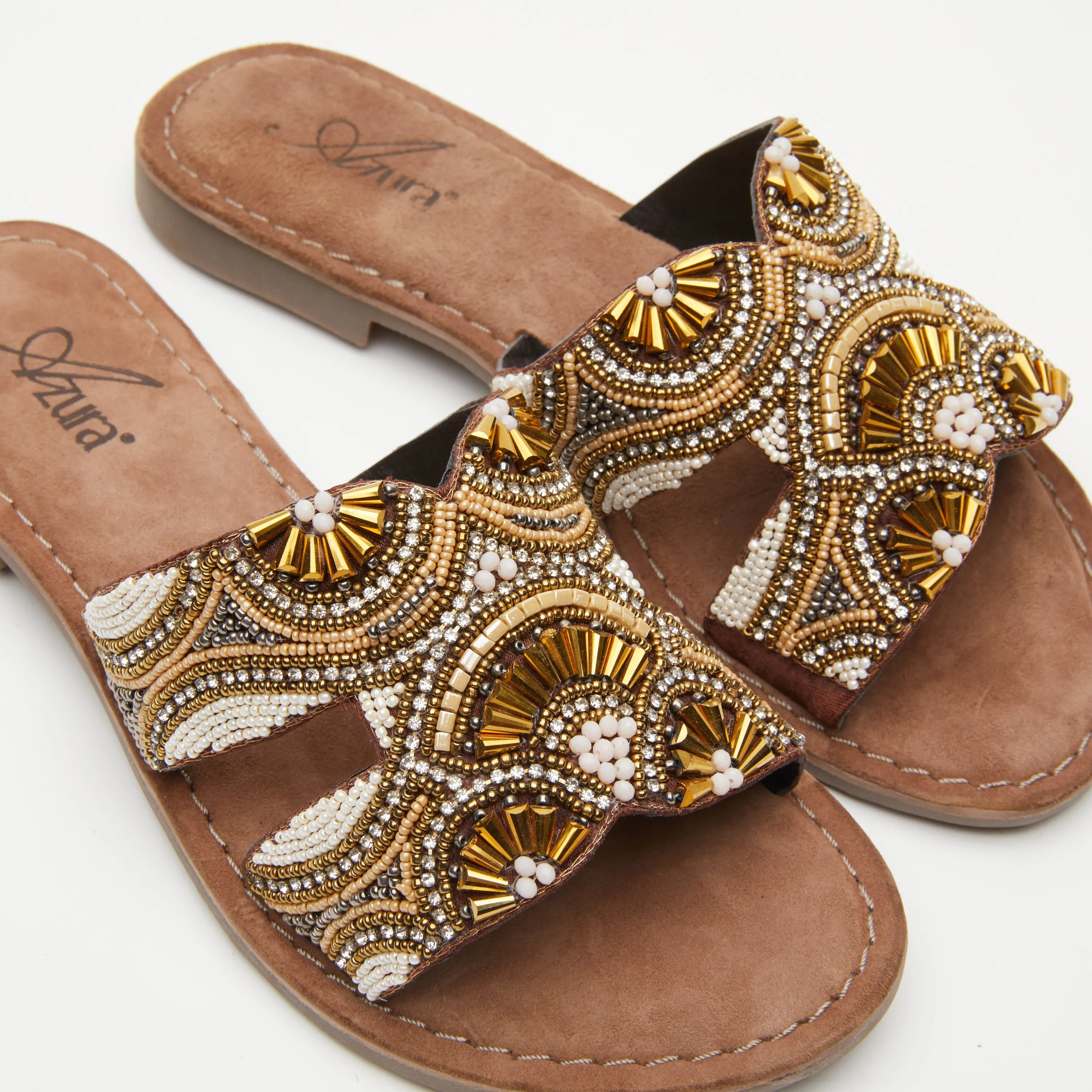 Spring Step Shoes  Azura Georgys Slide Sandals Women’s Leather Suede