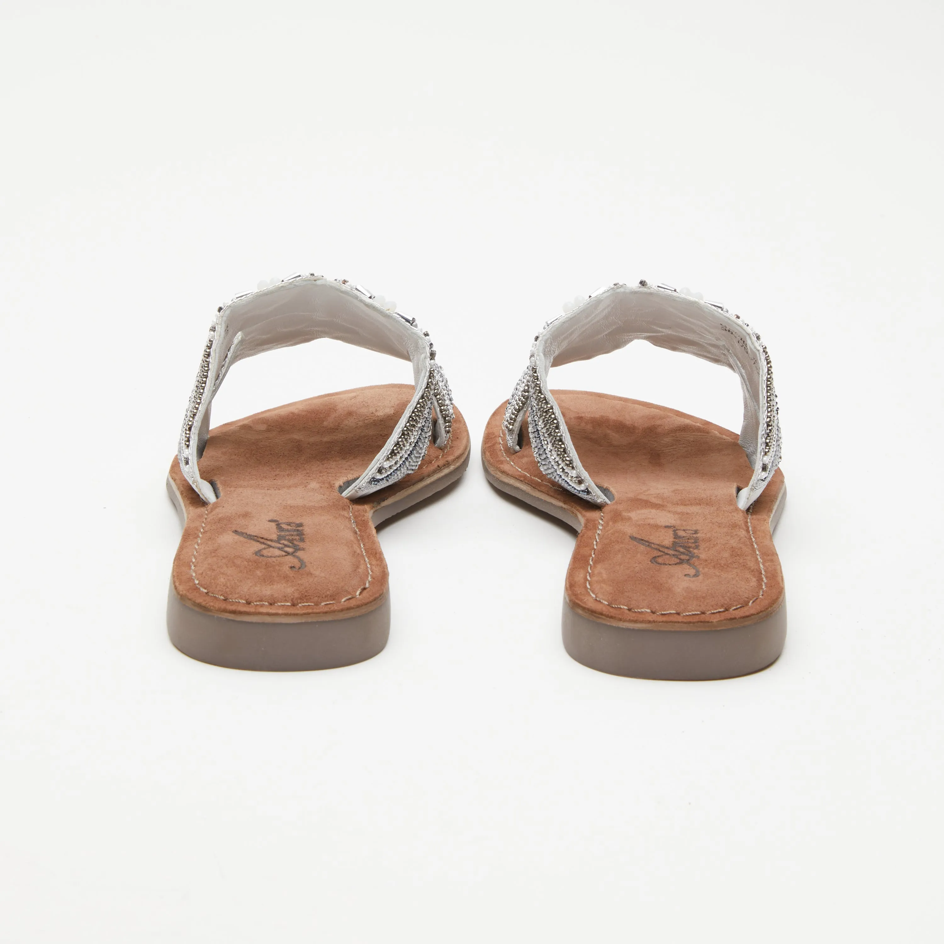 Spring Step Shoes  Azura Georgys Slide Sandals Women’s Leather Suede