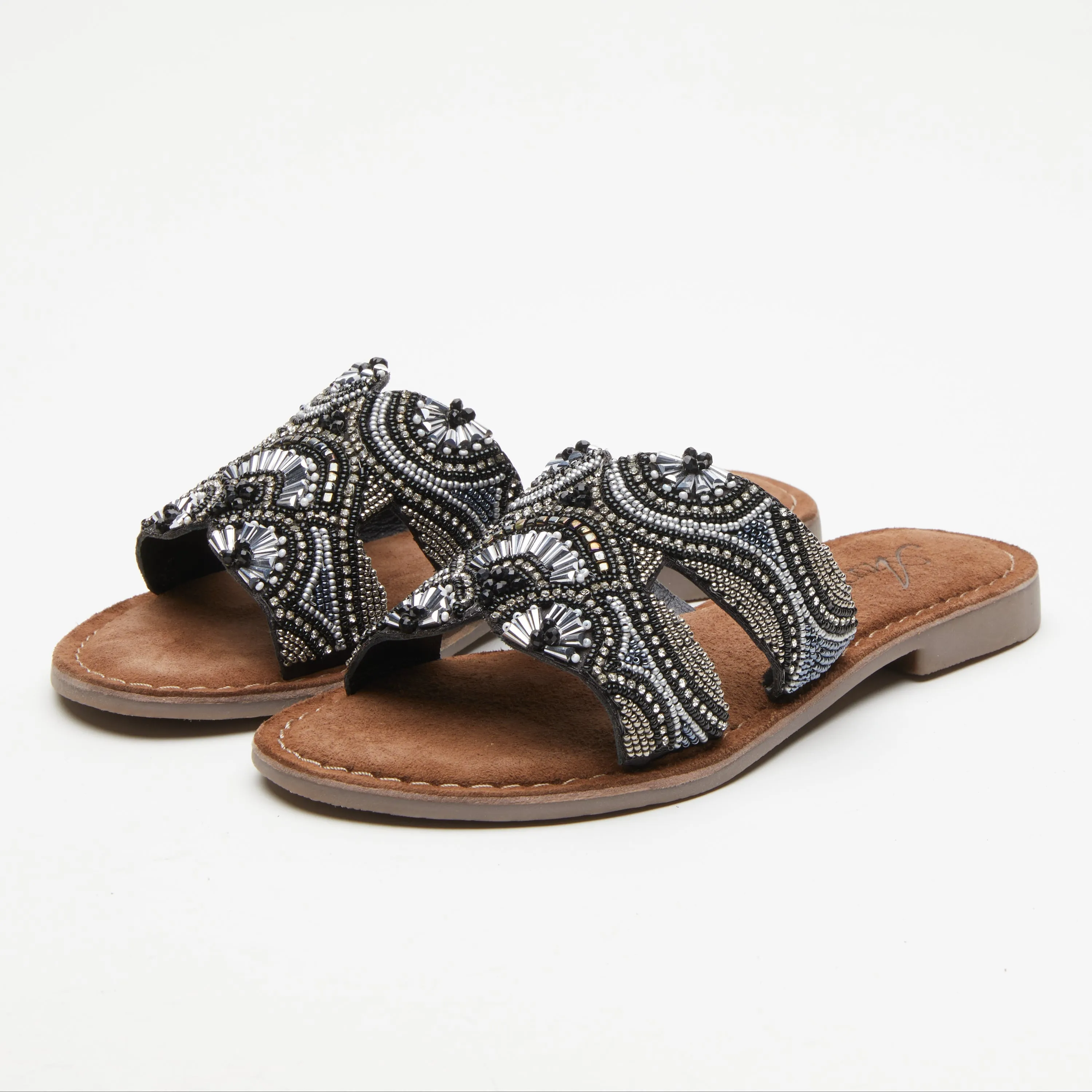 Spring Step Shoes  Azura Georgys Slide Sandals Women’s Leather Suede