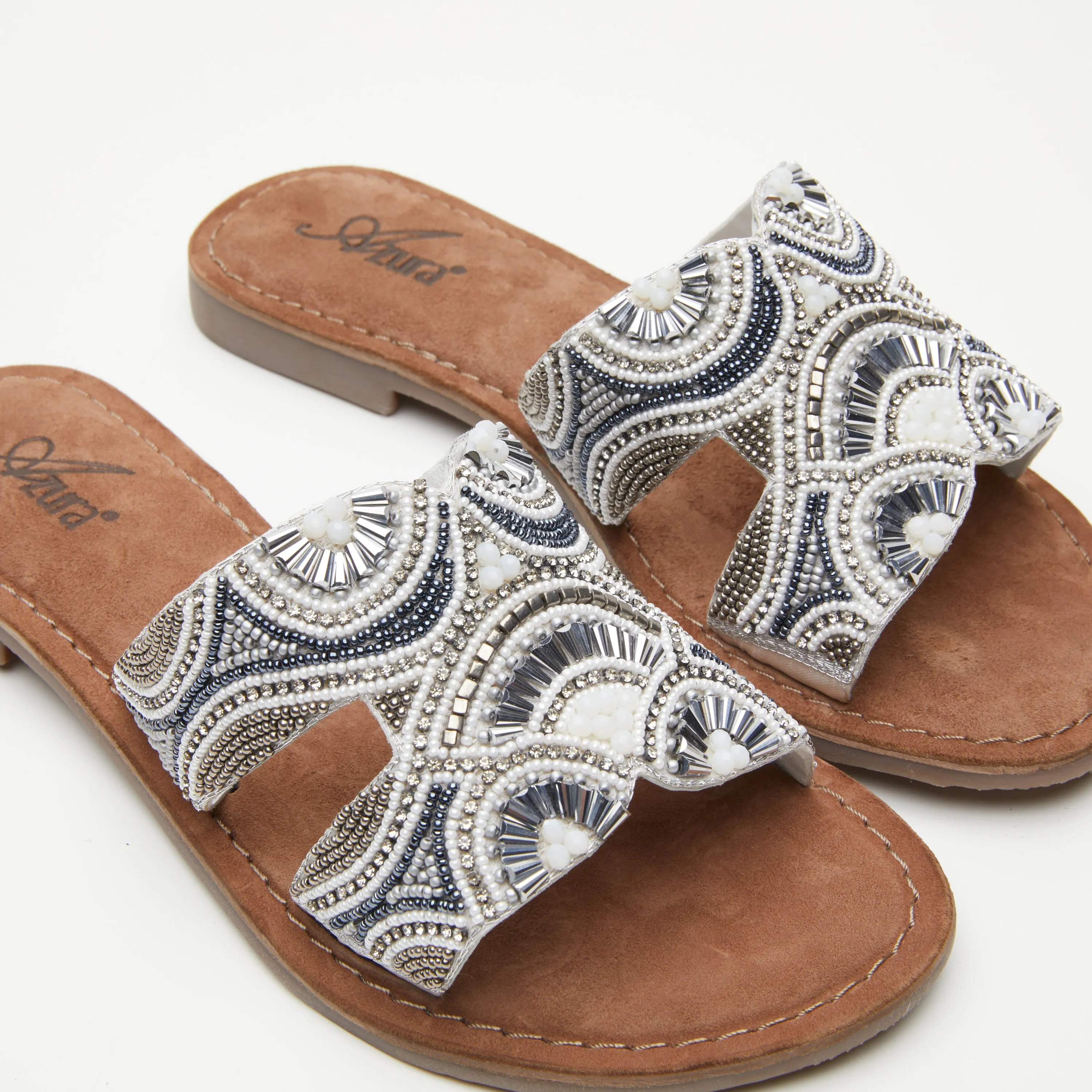 Spring Step Shoes  Azura Georgys Slide Sandals Women’s Leather Suede