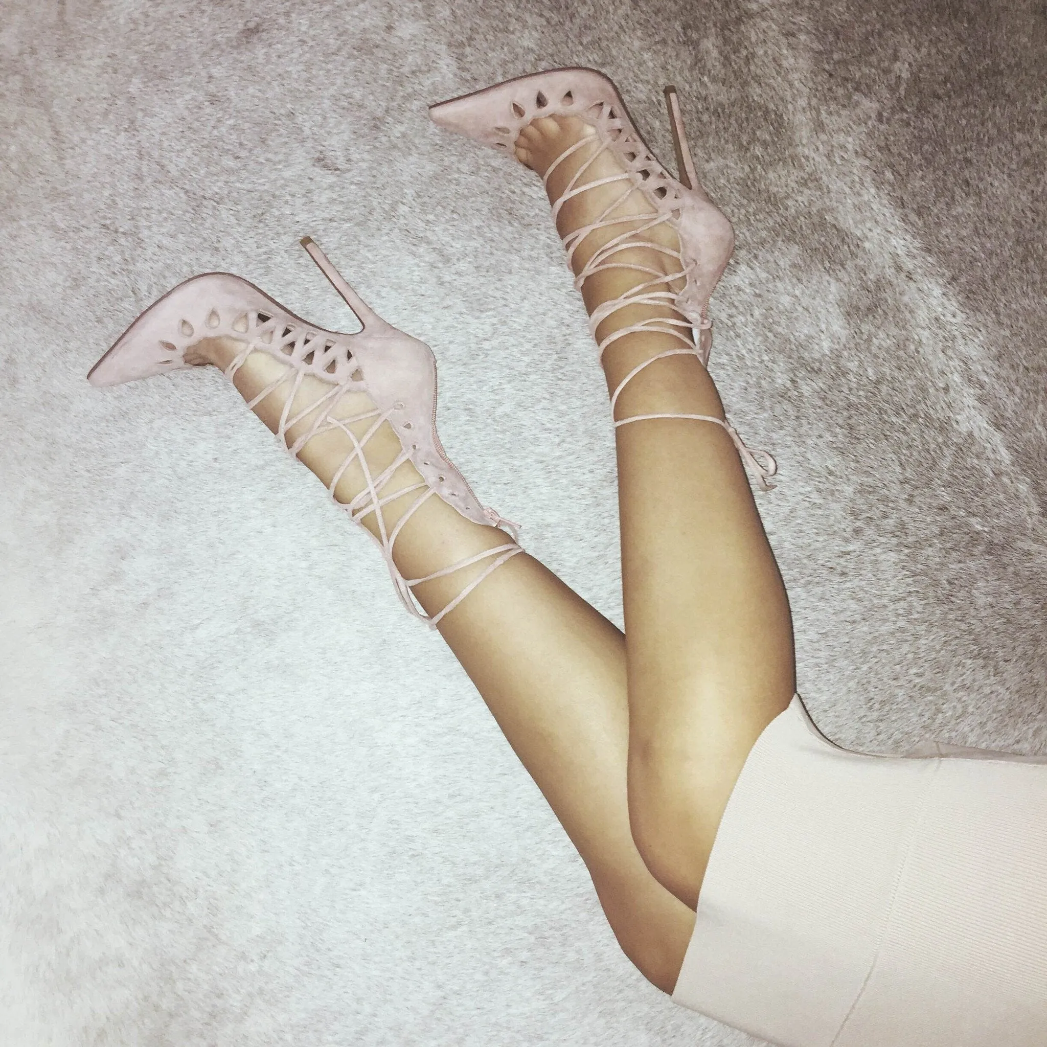 The Breanna Blush Suede By SBB The Label