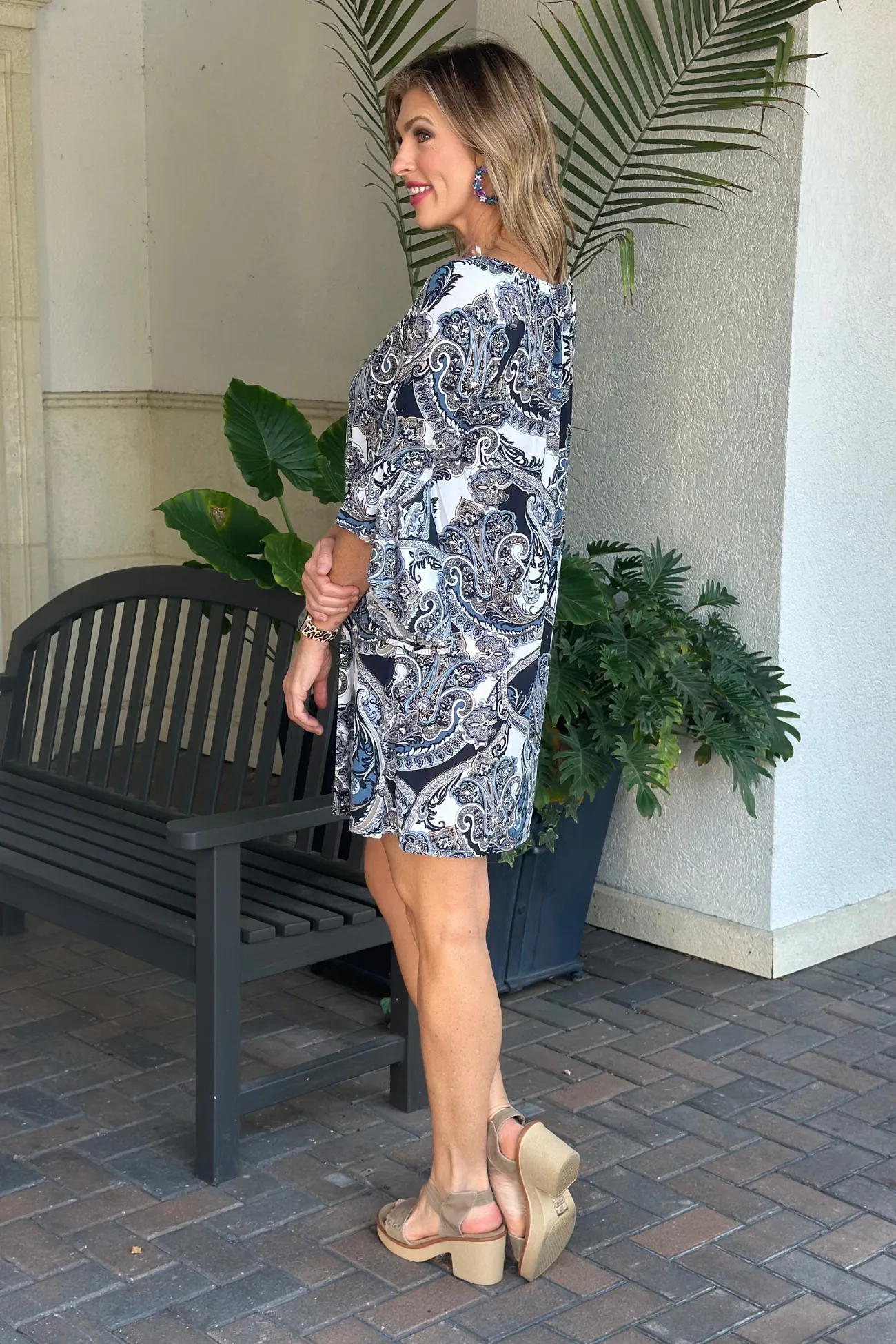 TPN Houston Paisley Printed Dress