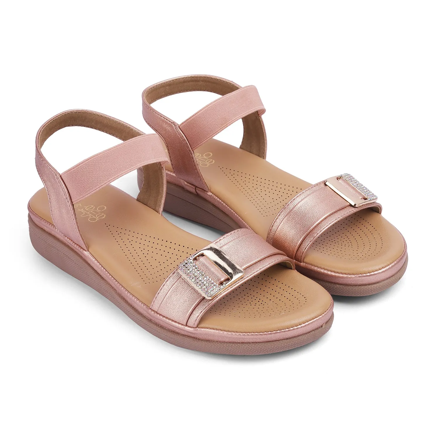 Tresmode Stepi TMS-1 Rose Gold Women's Casual Flats