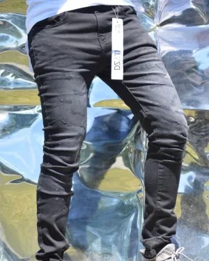 Whisker Ripped Slim Jeans